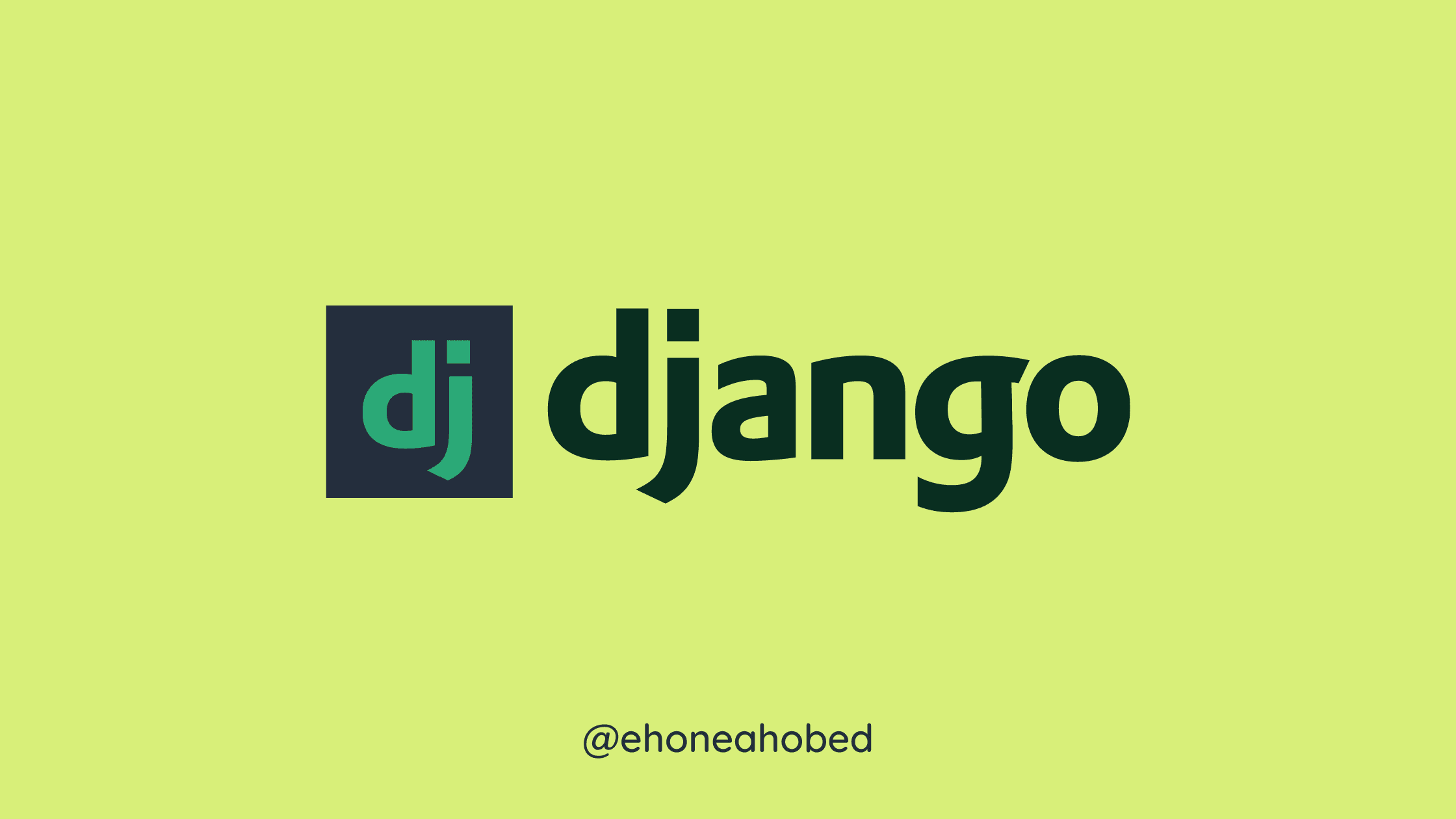 How to create a basic Django Project - Set up