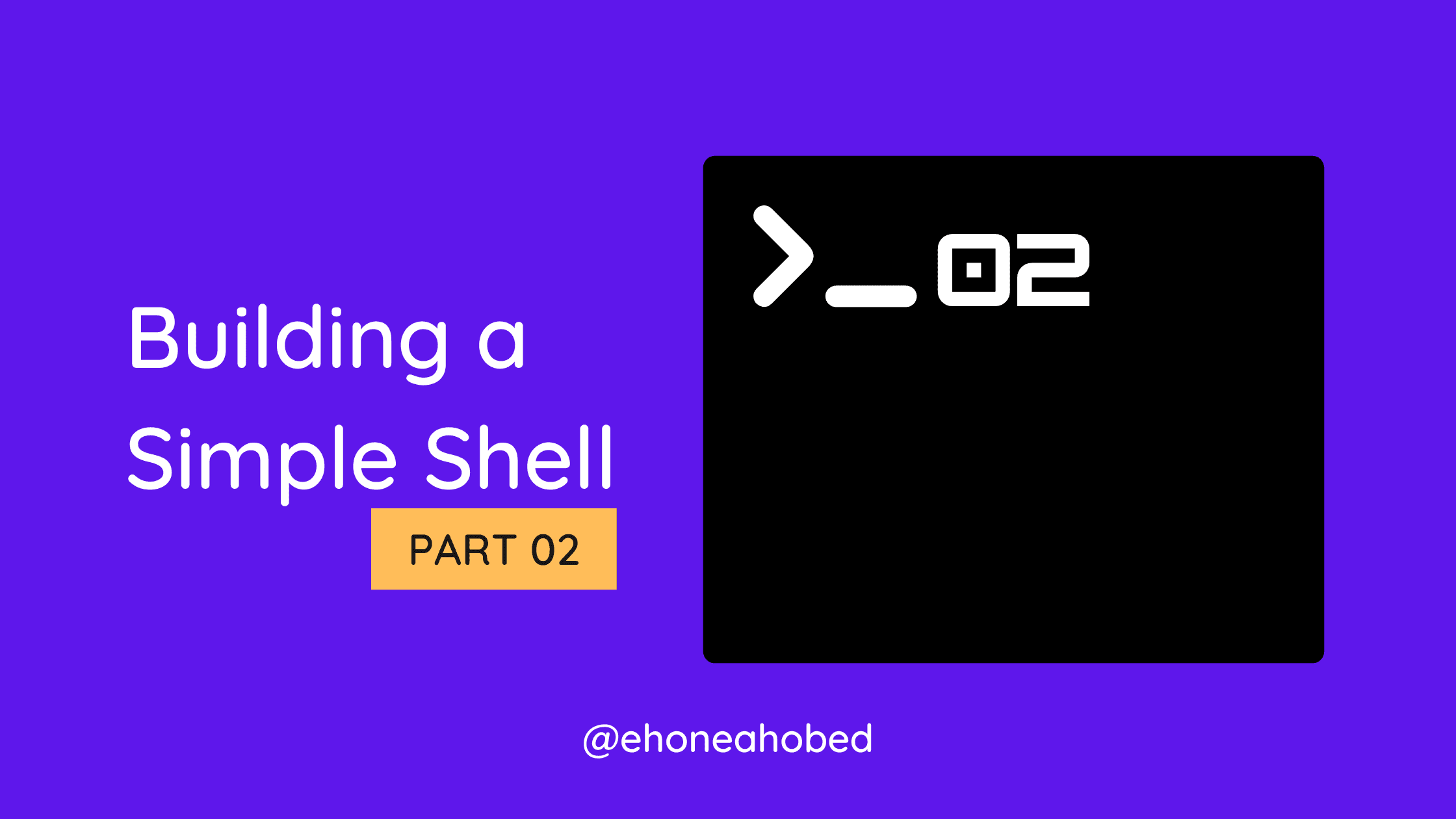 Building a simple shell in C - Part 2
